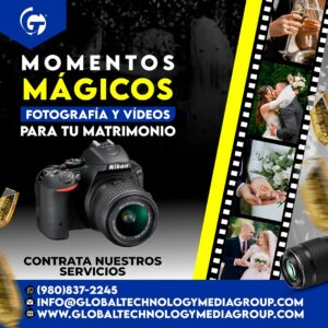 diseño de flyer para un contrato de fotografo