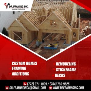 diseño de flyer dr framing inc