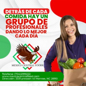 diseño de flyer de mexico central foods