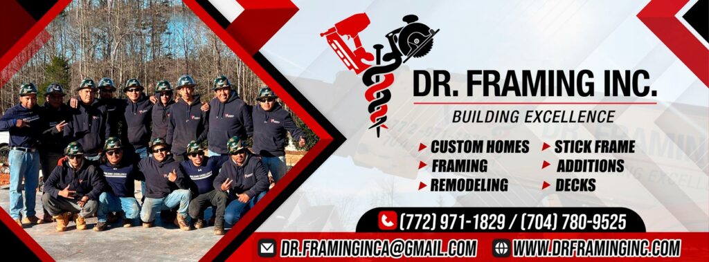 diseño d eportada de dr framing inc